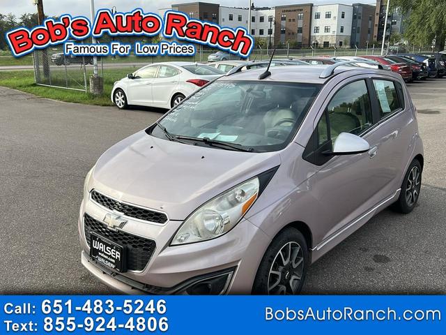 Pink 2013 Chevrolet Spark Hatchback Front-Wheel Drive Automatic