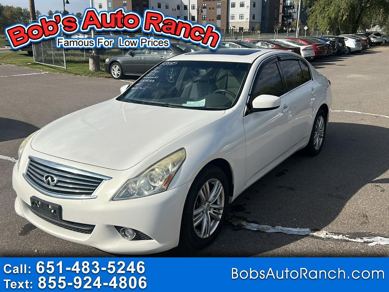 Infiniti G37 Sedan 4dr x AWD 2012