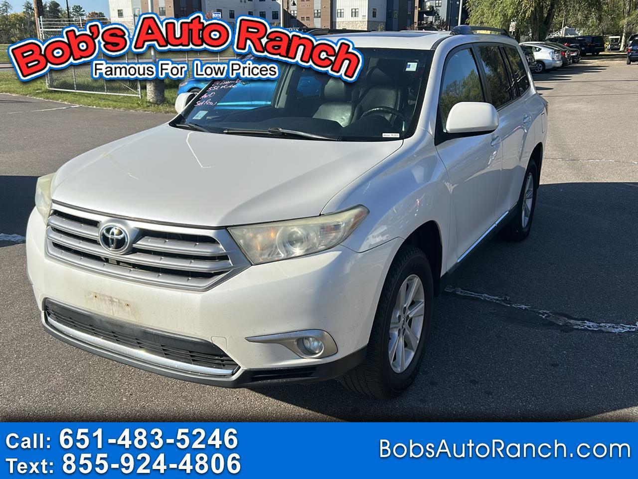 Toyota Highlander 4WD 4dr V6 (Natl) 2013