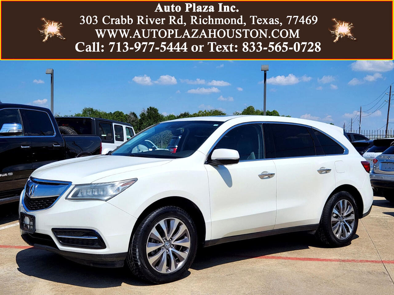 Acura MDX SH-AWD 6-Spd AT w/Tech Package 2014