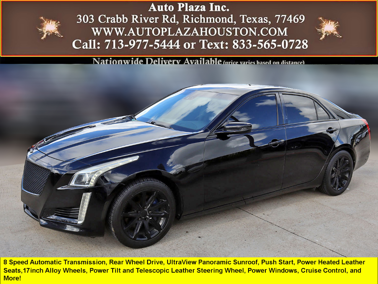 2016 Cadillac CTS 2.0L Turbo Luxury RWD
