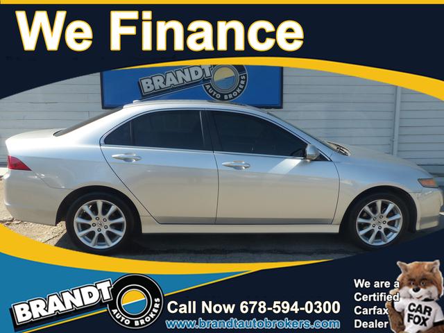 Silver 2008 Acura TSX Sedan FWD Sedan Front-Wheel Drive Automatic