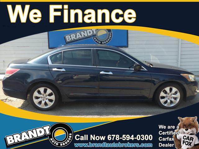 Blue 2010 Honda Accord EX-L V6 Sedan Front-Wheel Drive Automatic