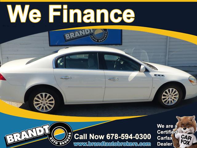 White 2008 Buick Lucerne CX FWD Sedan Front-Wheel Drive Automatic