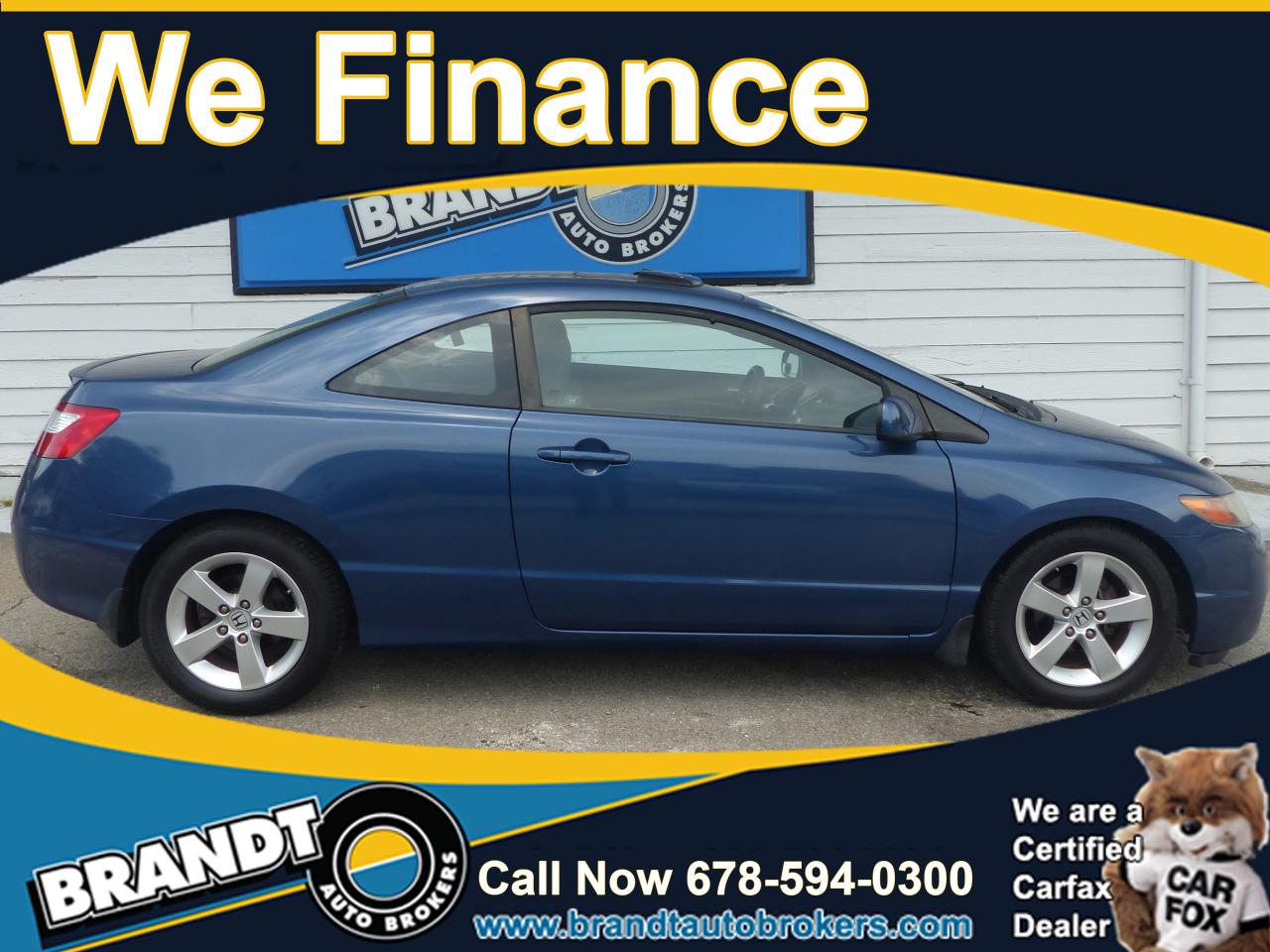 2008 Honda Civic EX Coupe AT