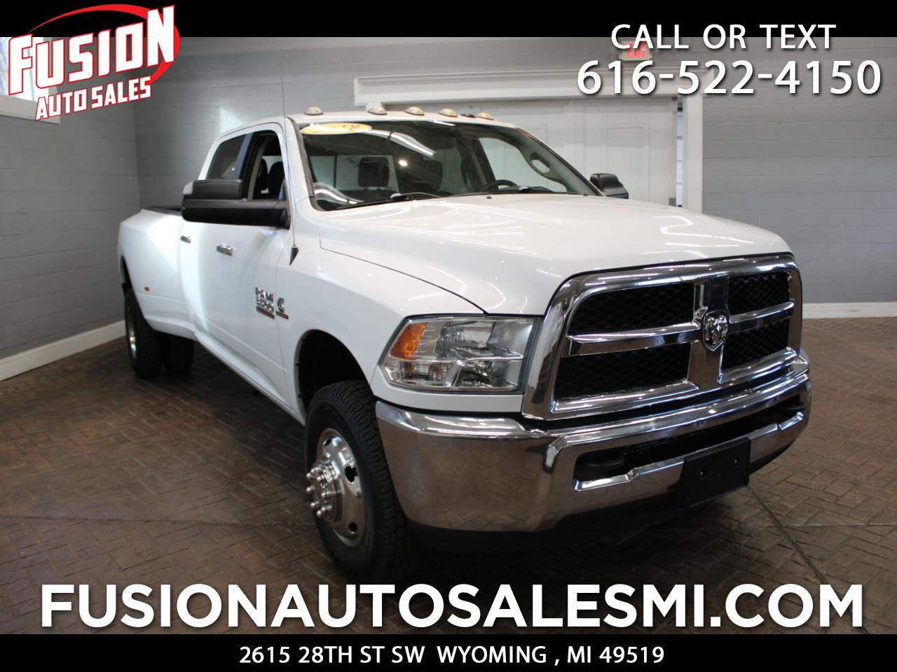 2018 RAM 3500 SLT 4x4 Crew Cab 8' Box