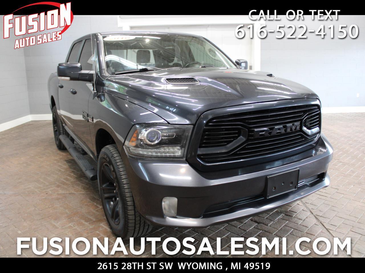 2018 RAM 1500 Sport 4x4 Crew Cab 5'7" Box *Ltd Avail*