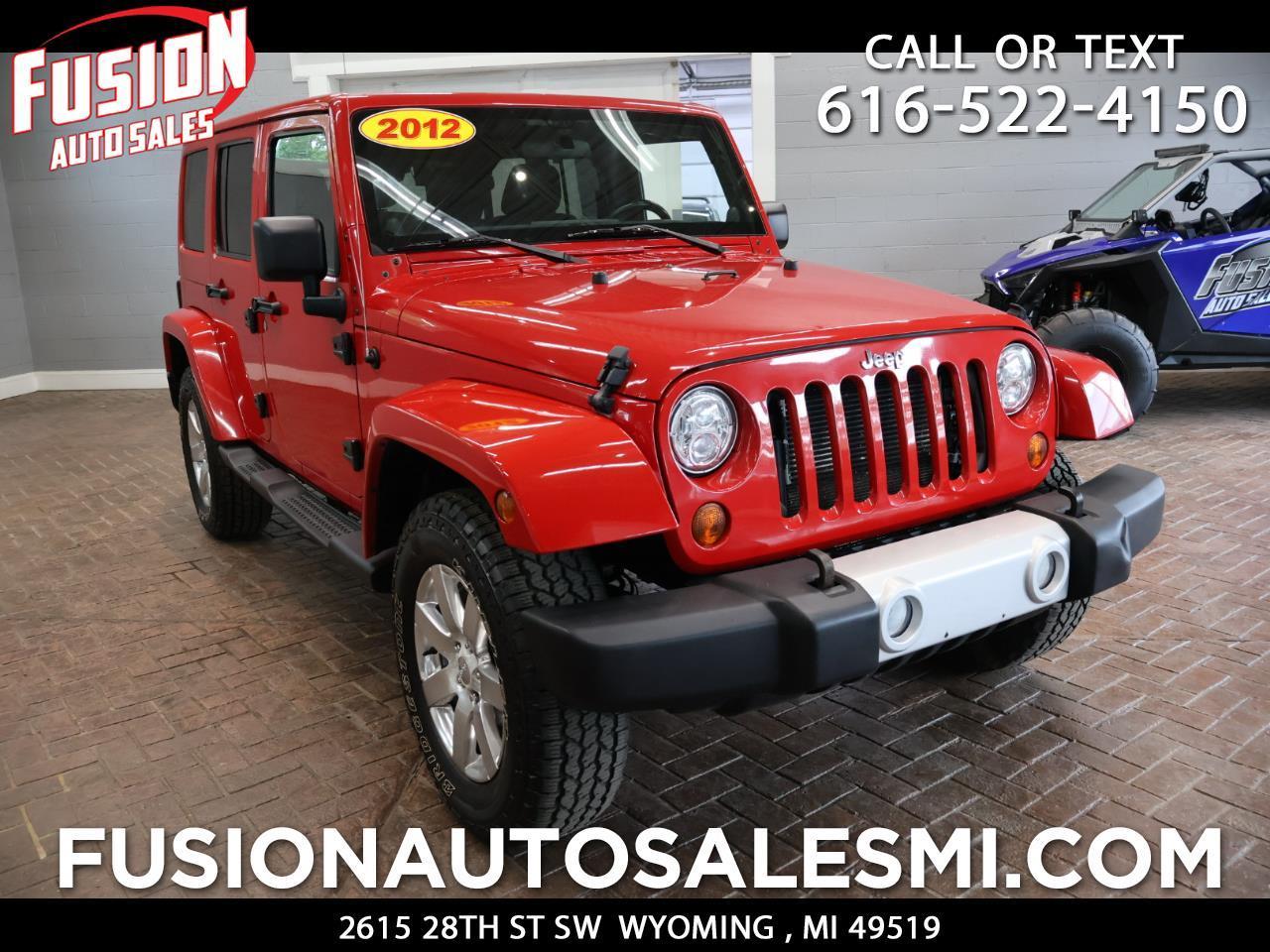 2012 Jeep Wrangler 4WD 4dr Sahara