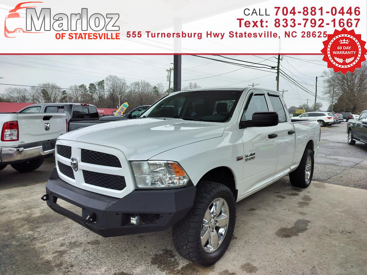 2018 RAM 1500 Tradesman 4x4 Quad Cab 6'4" Box