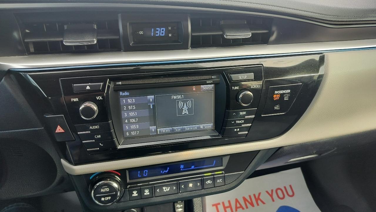 Toyota Corolla 4dr Sdn CVT S w/Special Edition Pkg (Natl) 2016