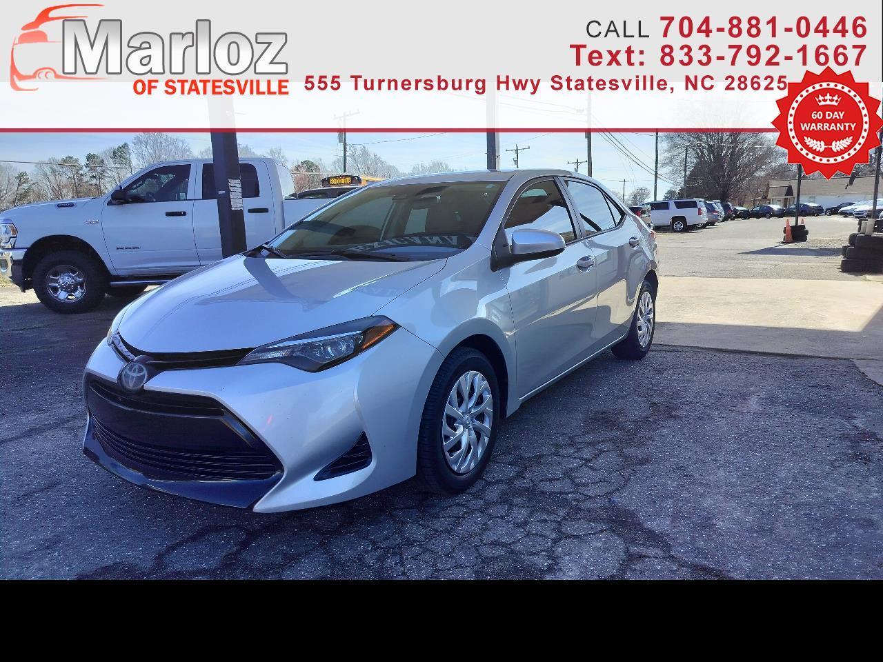 Toyota Corolla XLE CVT (Natl) 2018