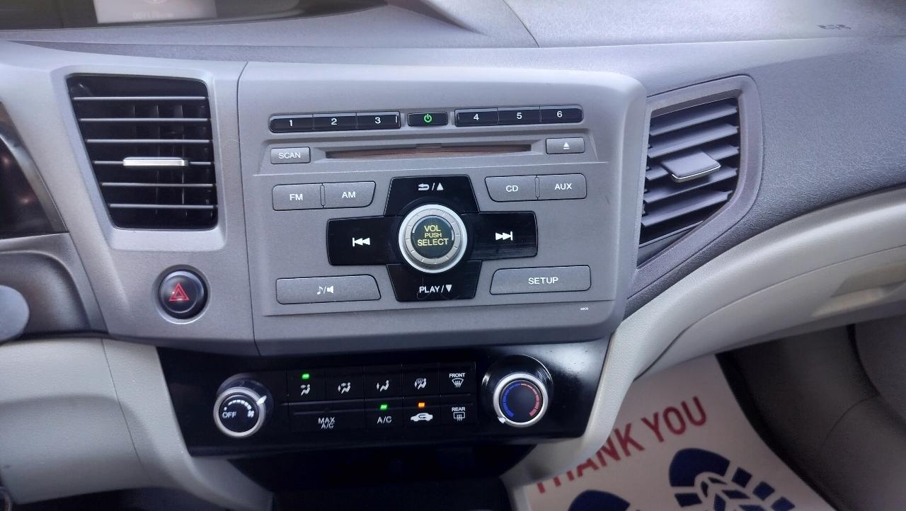 Honda Civic Sdn 4dr Auto LX 2012
