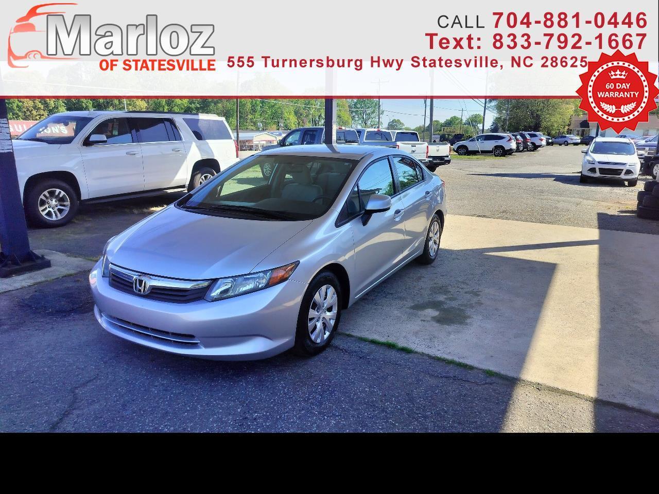 2012 Honda Civic Sdn 4dr Auto LX