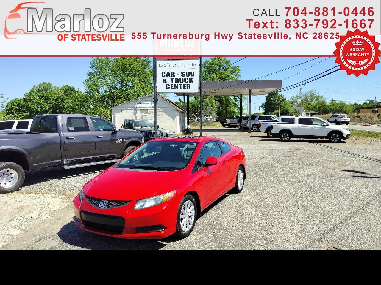 2012 Honda Civic Cpe 2dr Auto EX-L