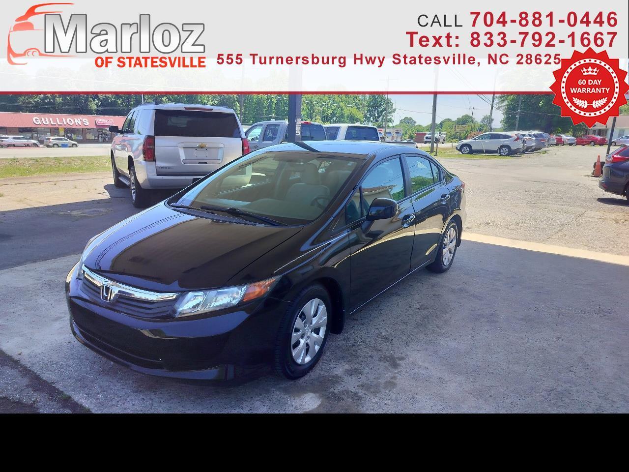 2012 Honda Civic Sdn 4dr Auto LX