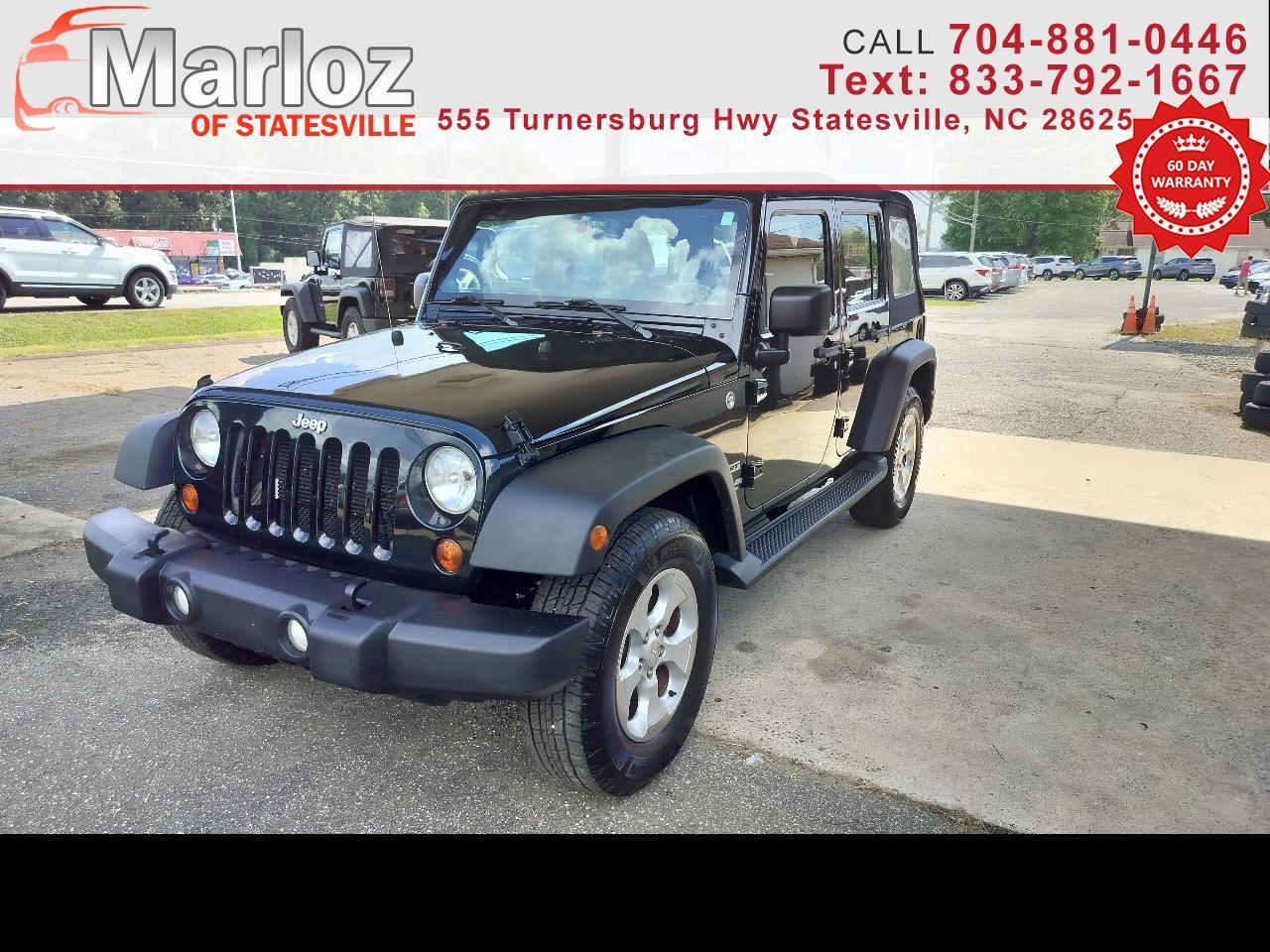 Jeep Wrangler Unlimited 4WD 4dr Sport 2013