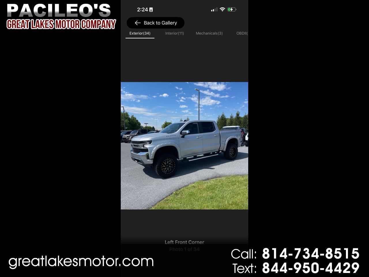 2019 Chevrolet Silverado 1500 4WD Crew Cab 147" LT