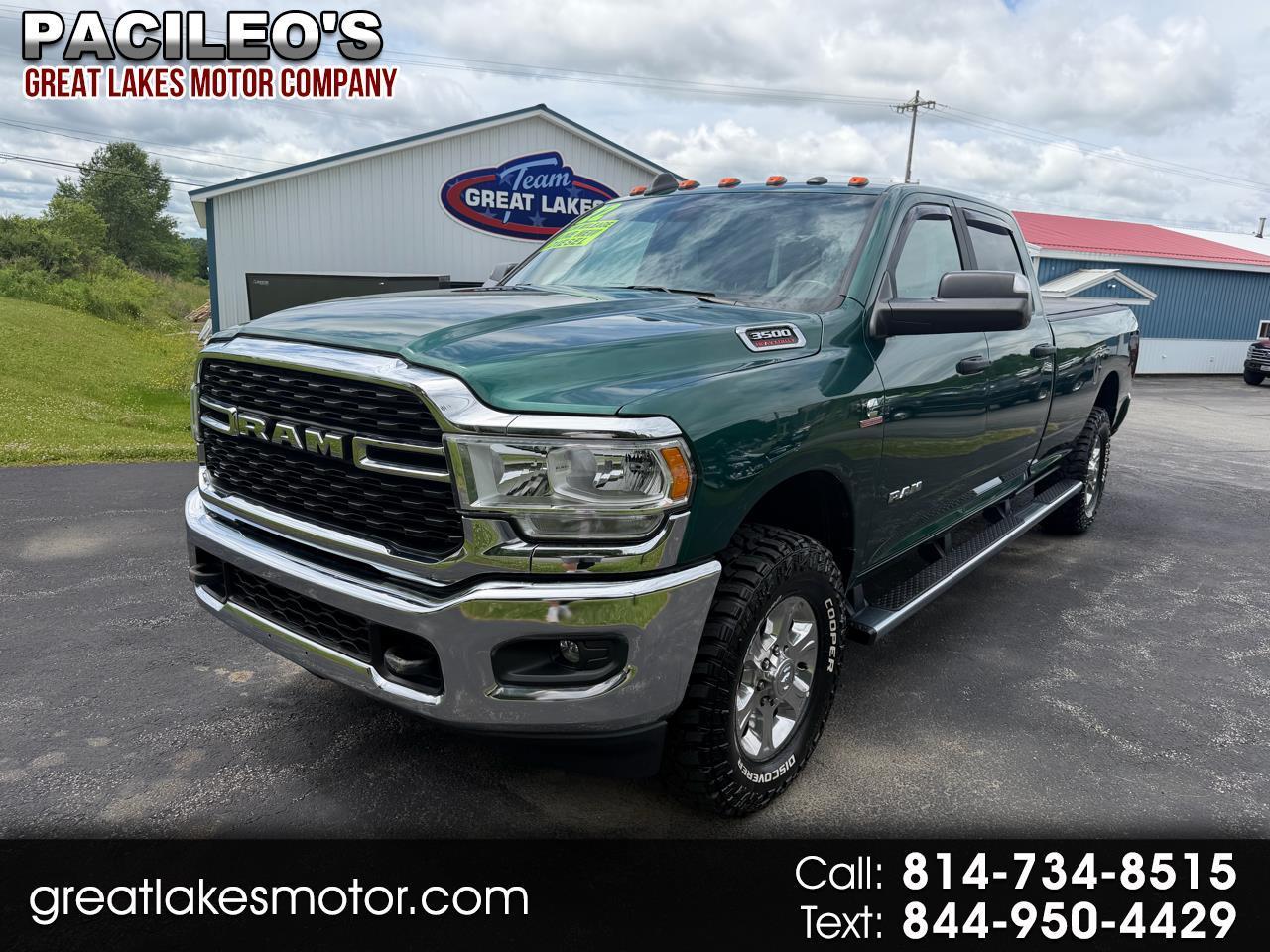 2022 RAM 3500 Big Horn 4x4 Crew Cab 8' Box