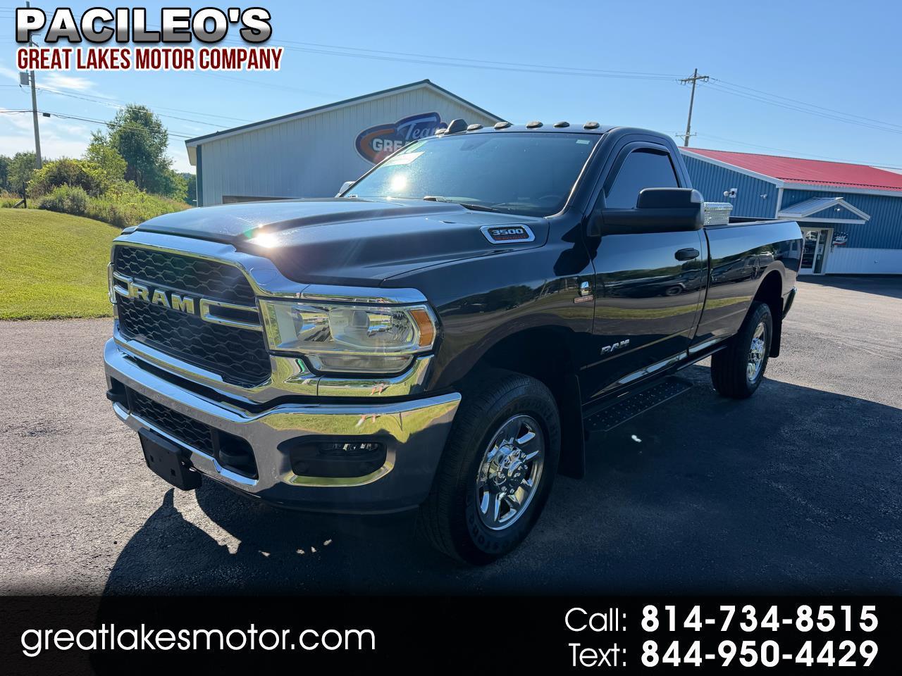 2020 RAM 3500 Tradesman 4x4 Reg Cab 8' Box