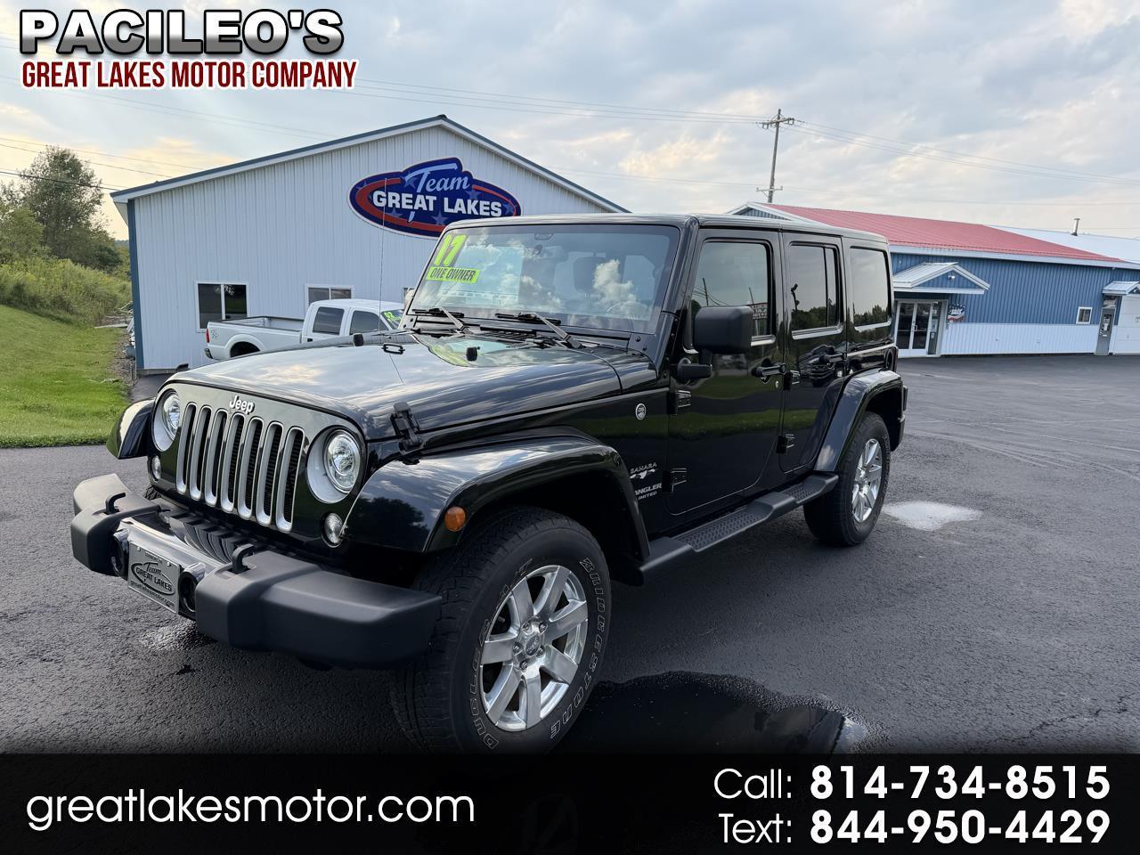 2017 Jeep Wrangler Unlimited Sahara 4x4