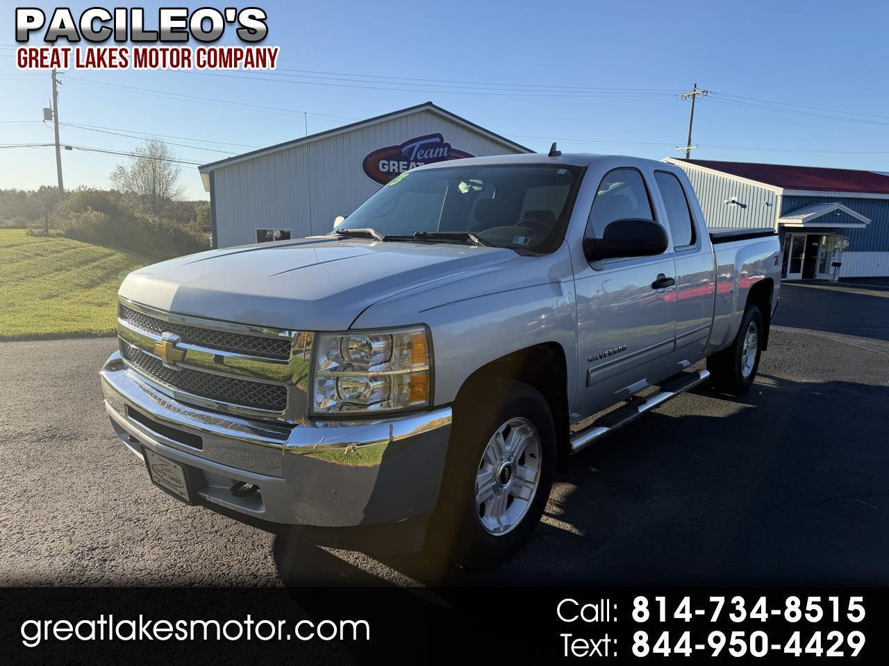 2013 Chevrolet Silverado 1500 4WD Ext Cab 143.5" LT