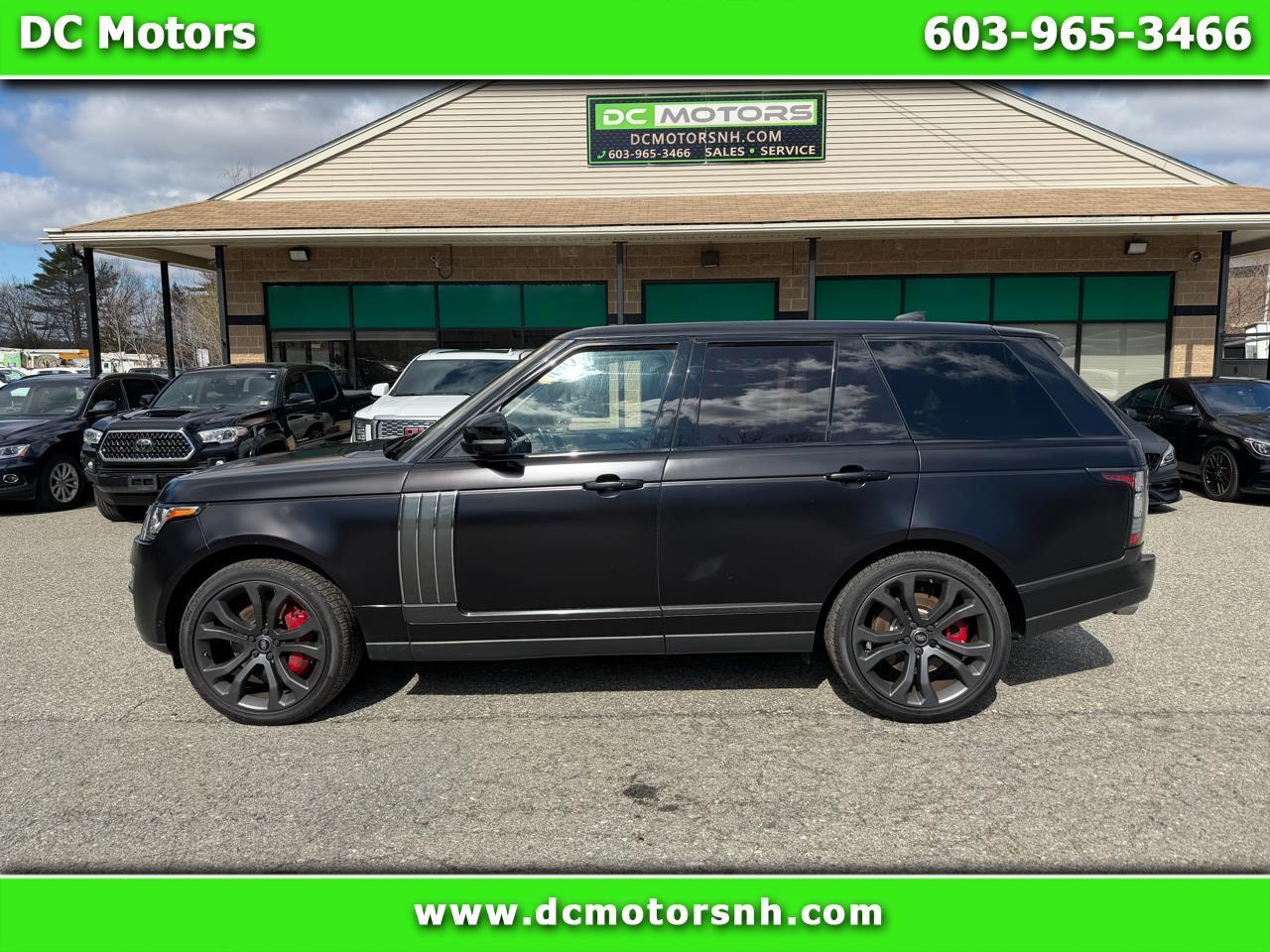 2017 Land Rover Range Rover V8 Supercharged SV Autobiography Dynamic SWB