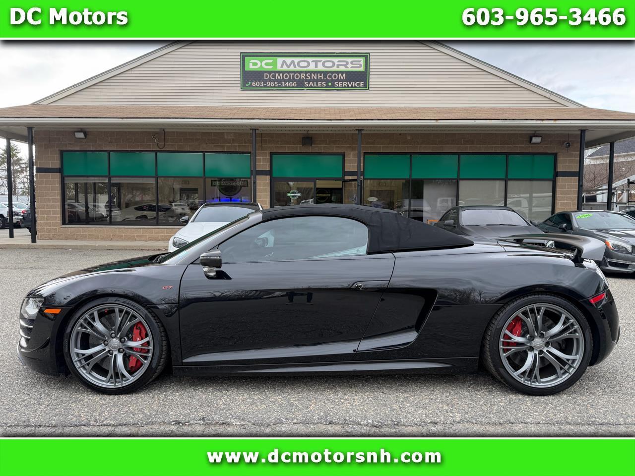 2012 Audi R8 2dr Conv Auto quattro Spyder 5.2L GT