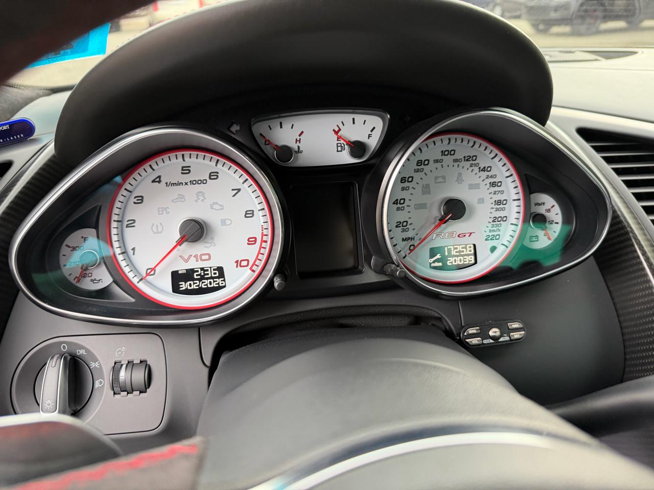 Audi R8 2dr Conv Auto quattro Spyder 5.2L GT 2012