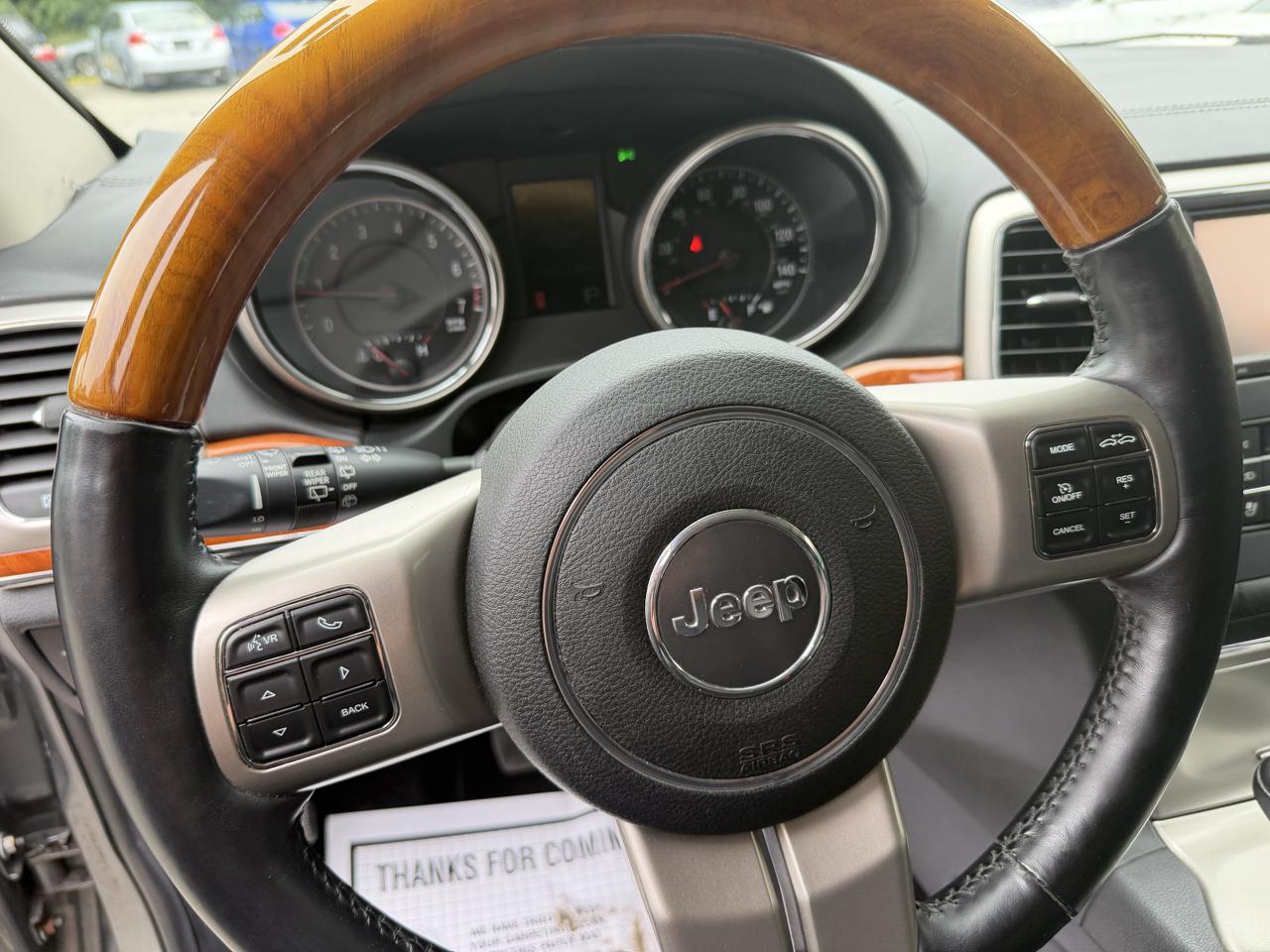 Jeep Grand Cherokee 4WD 4dr Overland 2012