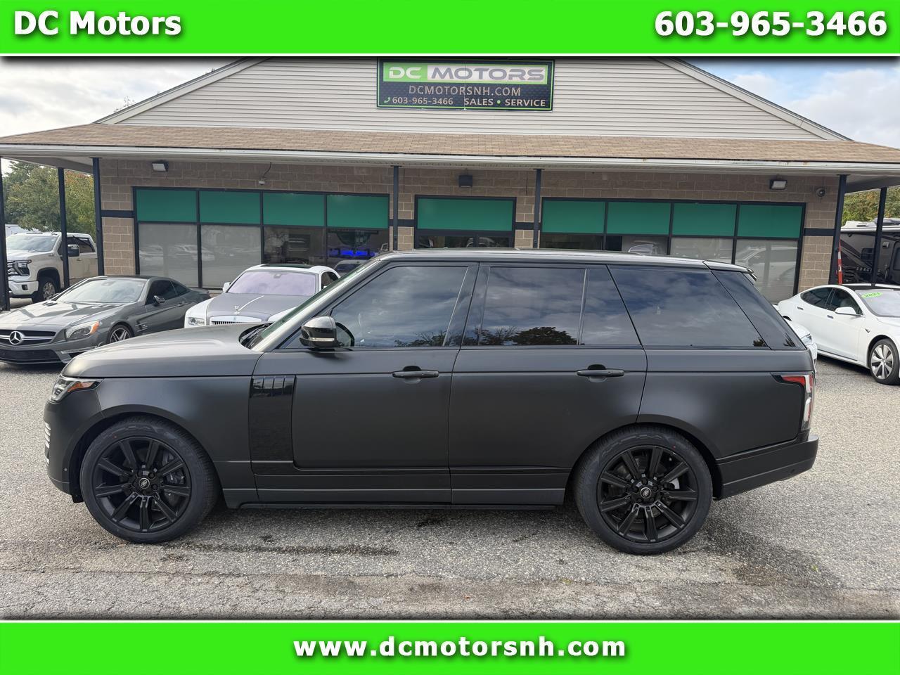 2019 Land Rover Range Rover V8 Supercharged SWB