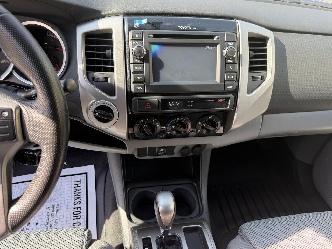 Toyota Tacoma 4WD Access Cab V6 MT (Natl) 2013