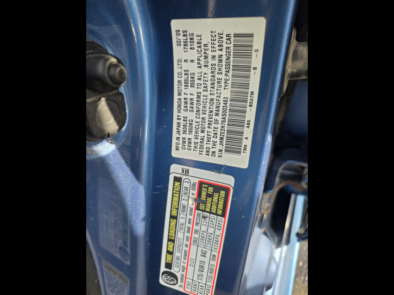 Honda Insight EX 2010