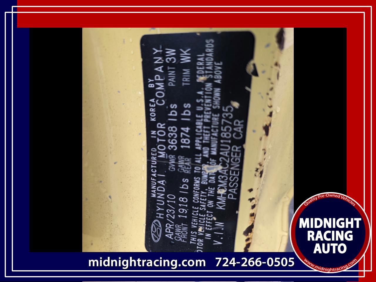 2010 Hyundai Accent GS 3-Door