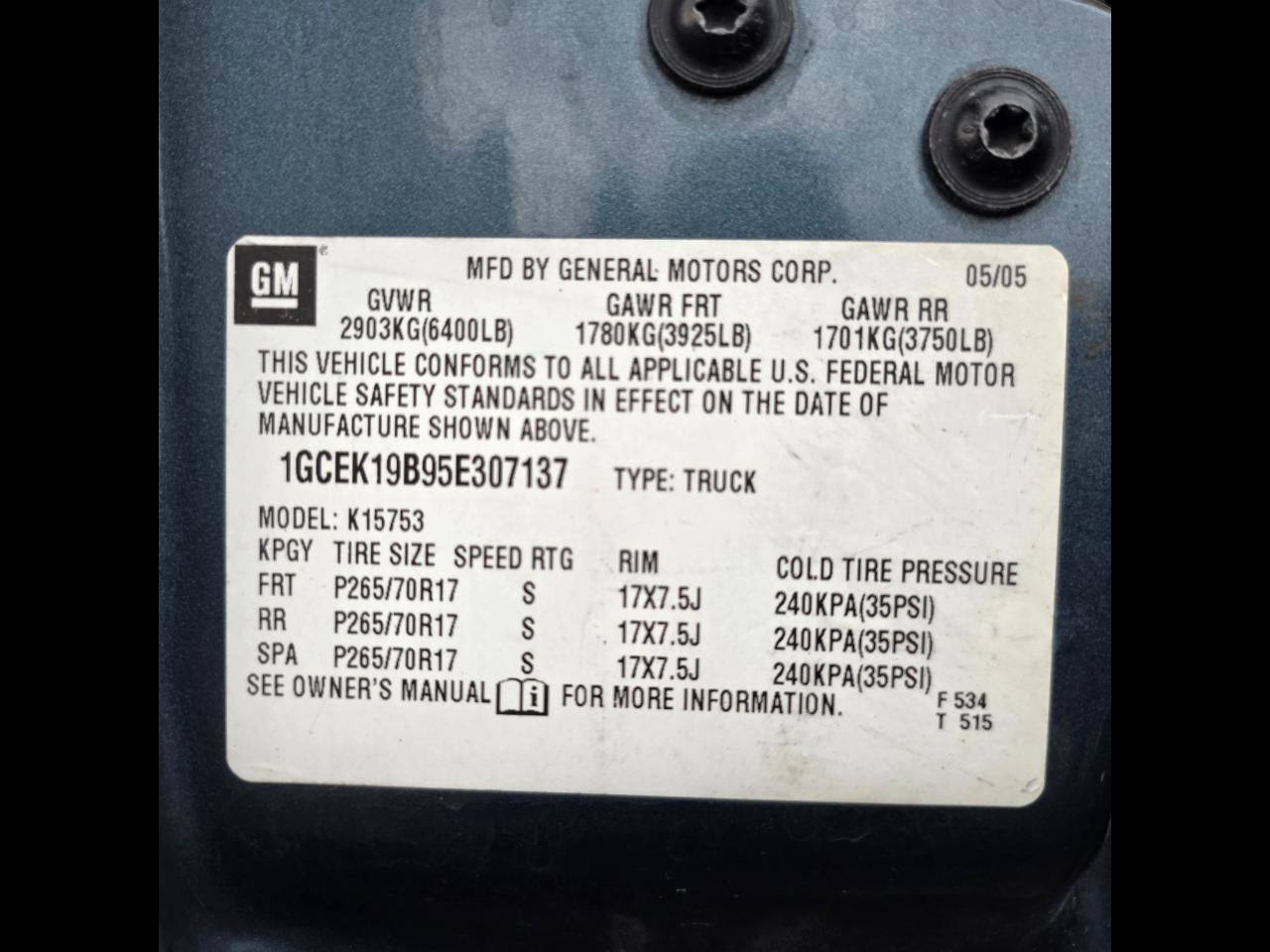 Chevrolet Silverado 1500 Work Truck Ext. Cab Long Box 4WD 2005