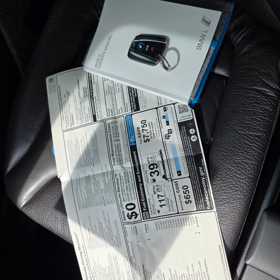 BMW i3 Base w/Range Extender 2015