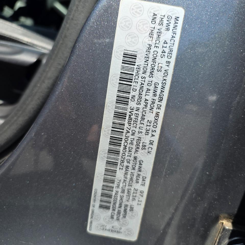 Volkswagen Jetta SE 2012