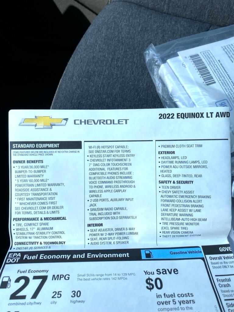 2022 Chevrolet Equinox LT photo 20