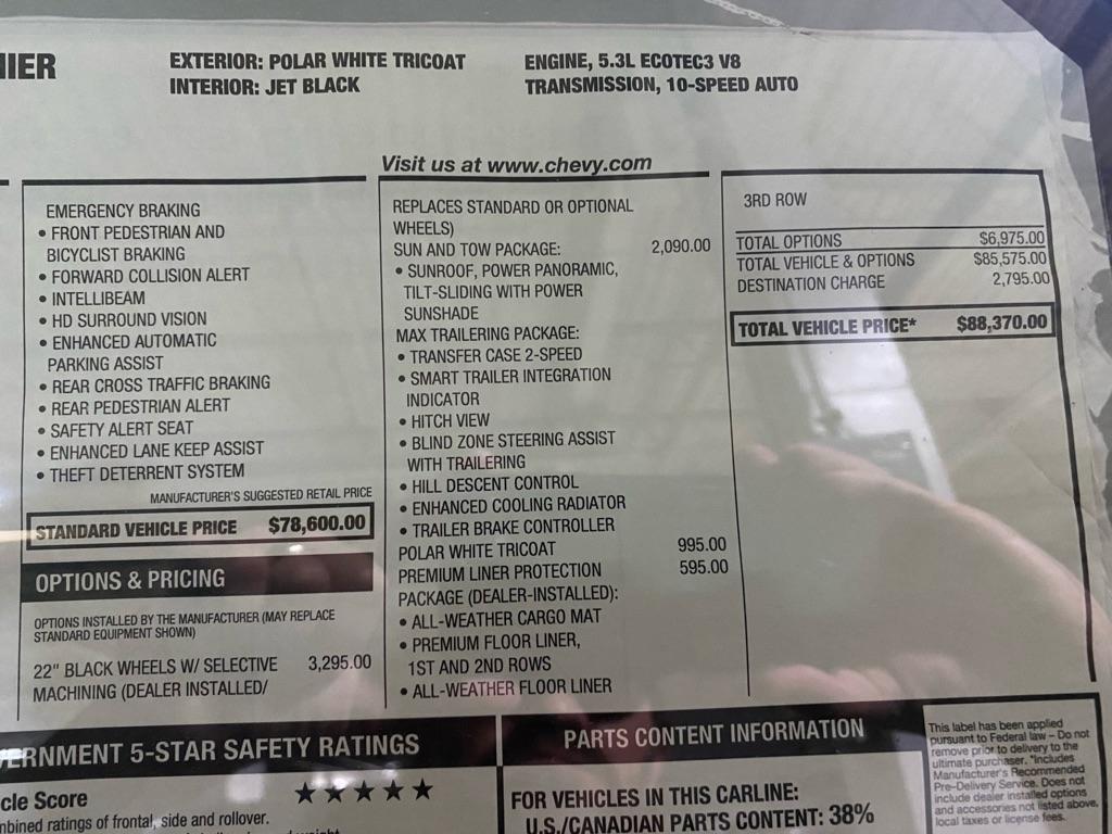 Chevrolet Tahoe 4WD 4dr Premier 2026