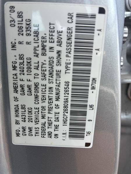 Honda Accord EX-L Sedan AT 2009