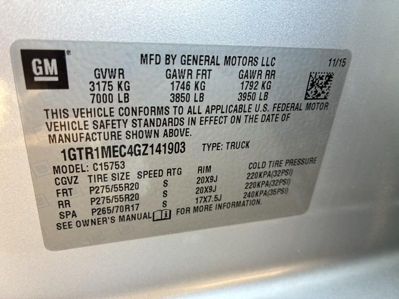 GMC Sierra 1500 SLE Double Cab 2WD 2016
