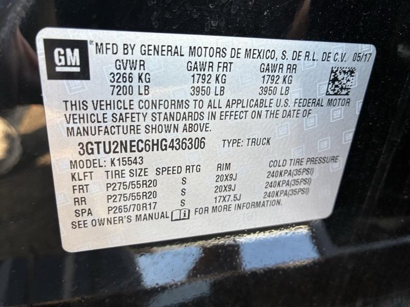 GMC Sierra 1500 SLT Crew Cab Short Box 4WD 2017