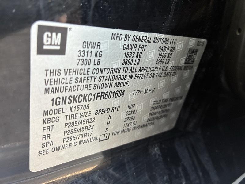 Chevrolet Tahoe LTZ 4WD 2015