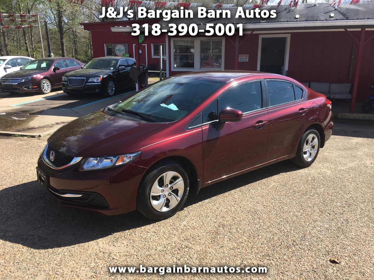 Used 2014 Honda Civic for Sale in Haughton LA 71037 J&J's Bargain Barn