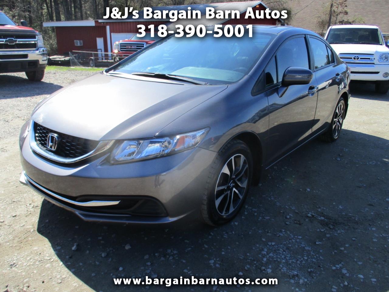 Used 2015 Honda Civic Ex Sedan Cvt For Sale In Haughton La 71037