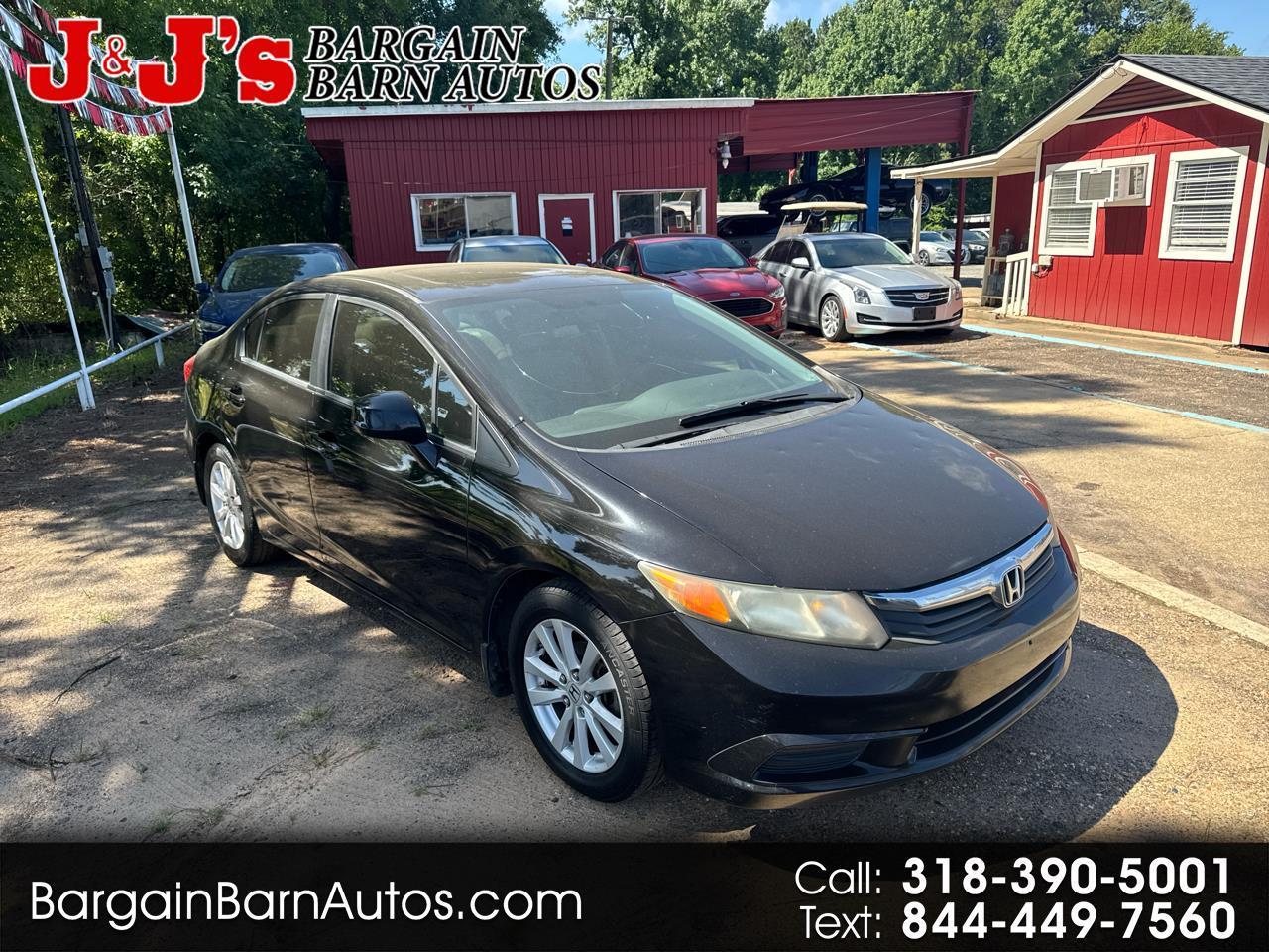 Honda Civic EX Sedan 5-Speed AT 2012