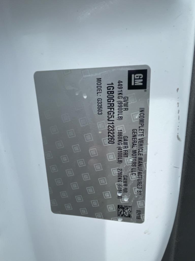 Chevrolet Express Commercial Cutaway  2018