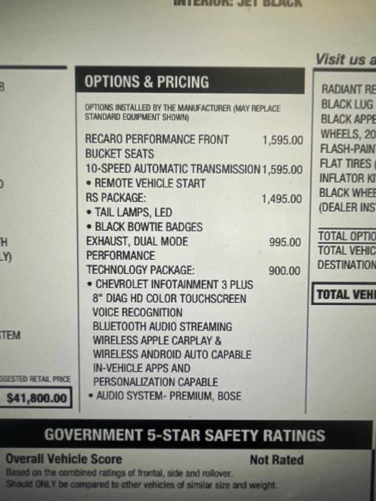 Chevrolet Camaro  2023