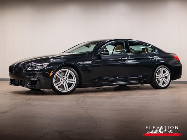 Black 2018 BMW 6 Series Sedan All-Wheel Drive