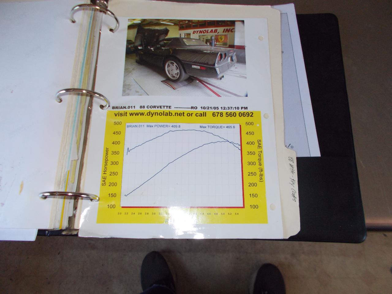 Chevrolet Corvette Stingray Convertible  1988