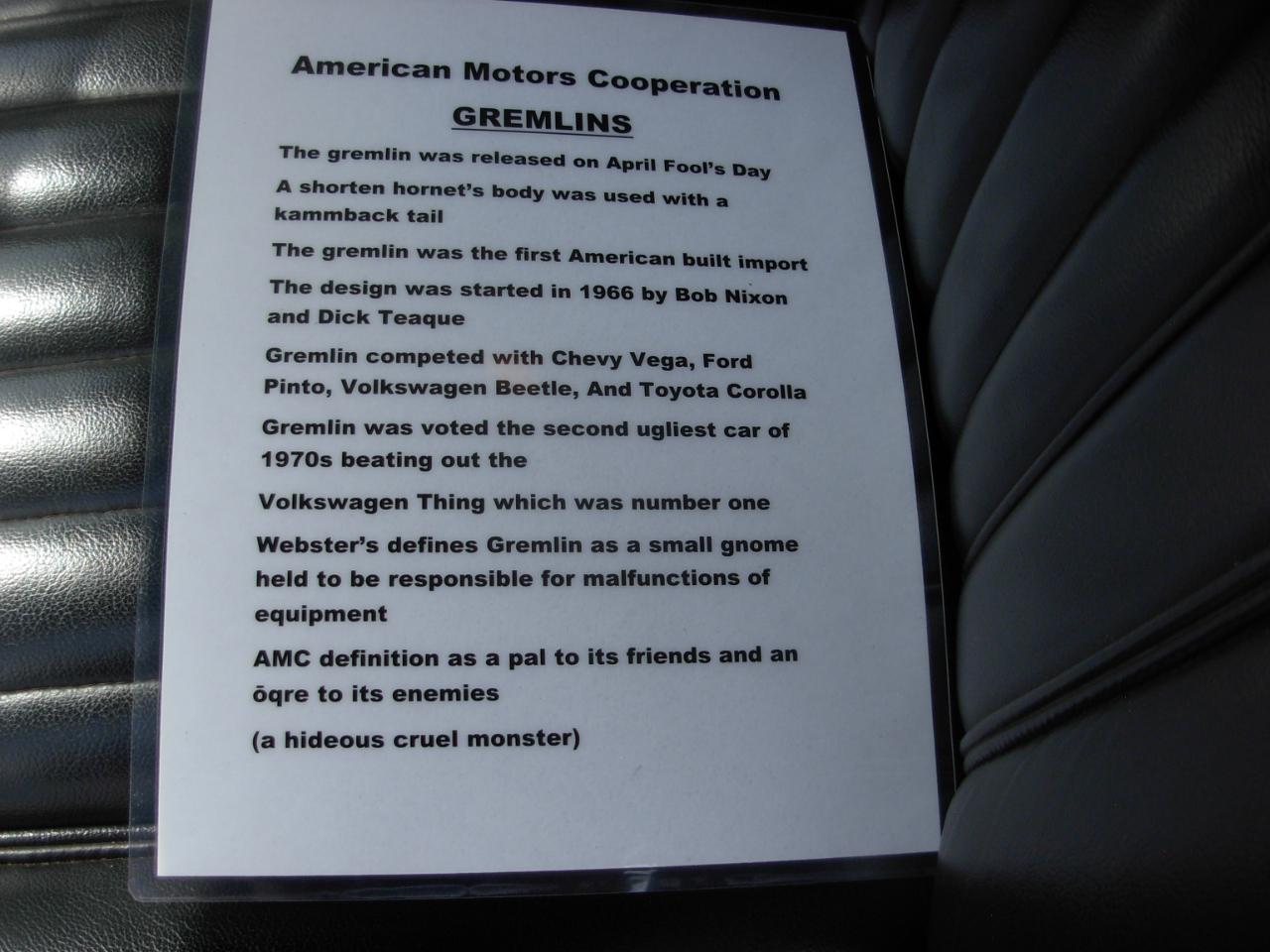AMC Gremlin  1978
